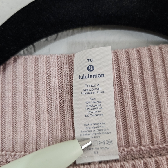 lululemon Forward Flow Cape, Vintage Mauve Sweater Poncho, OS - Picture 11 of 11
